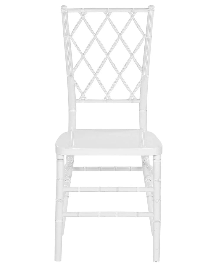 Set of 2 Dining Chairs White Chesterle