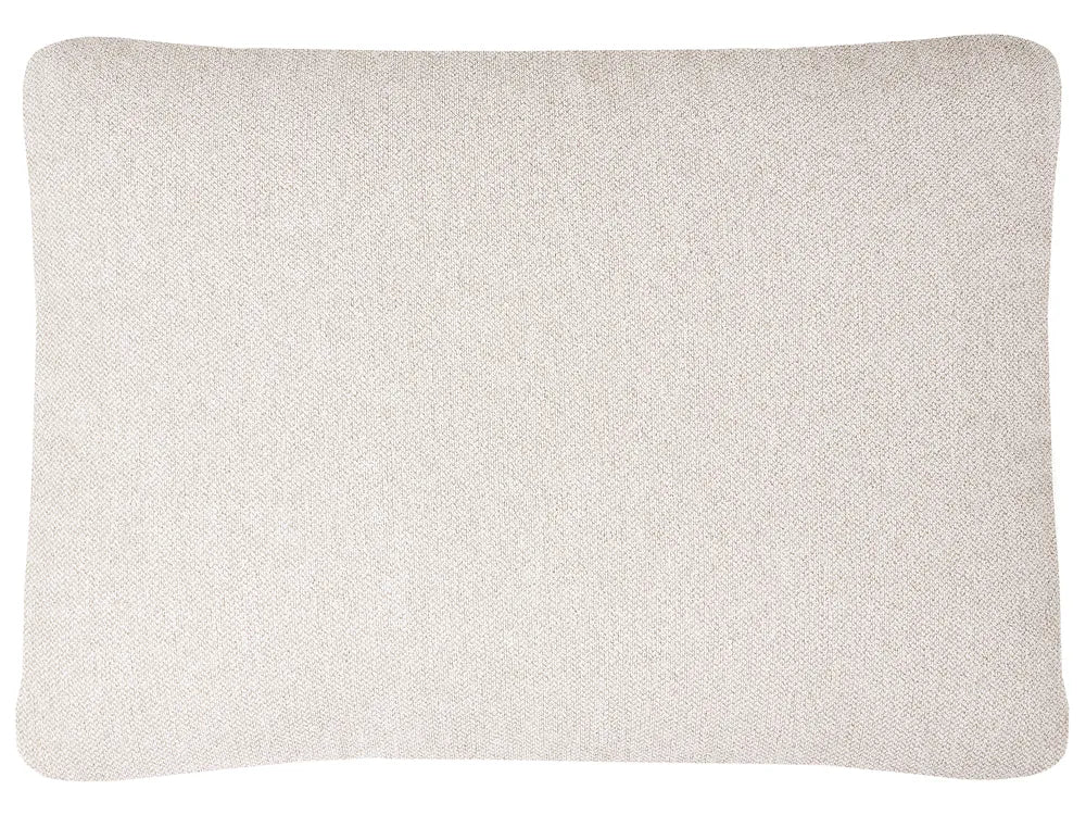 Living Room Set 3 Seater Fabric Light Beige Shayle