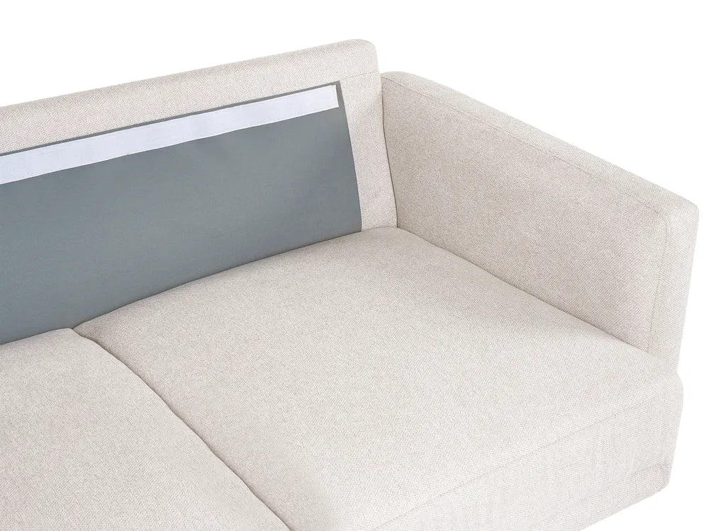 Sofa 2 Seater Fabric Light Beige Shayle