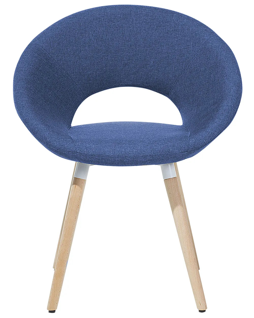 Set of 2 Dining Chairs Navy Blue Andretta