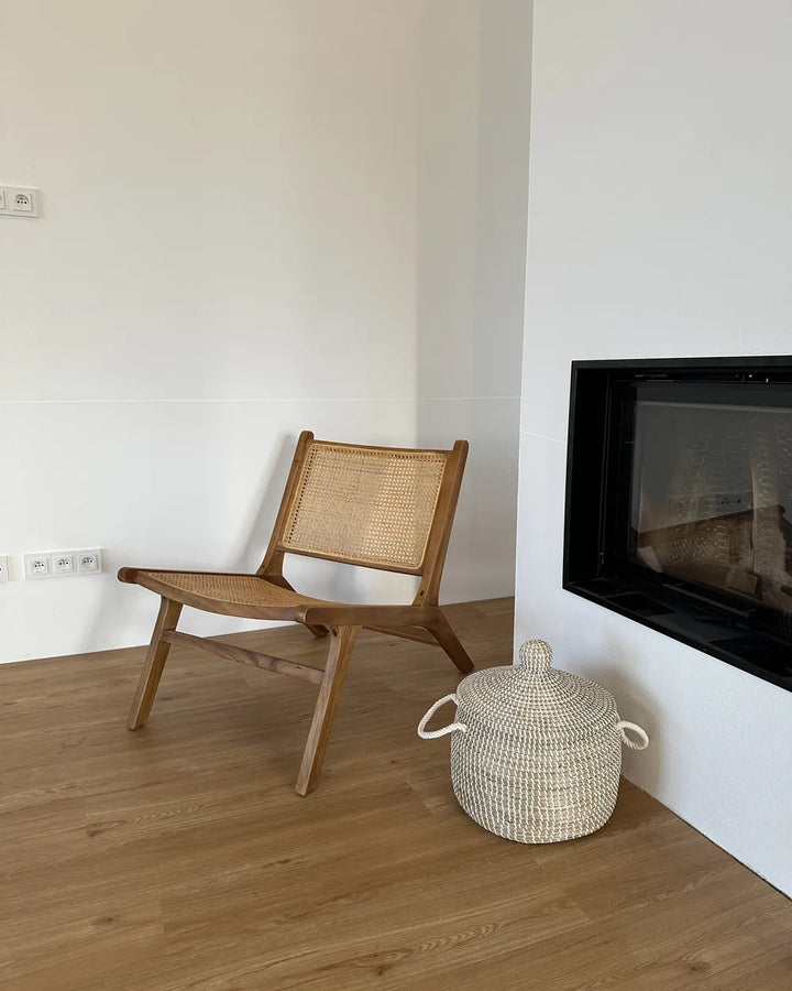 Armchair Mahogany Natural Emony