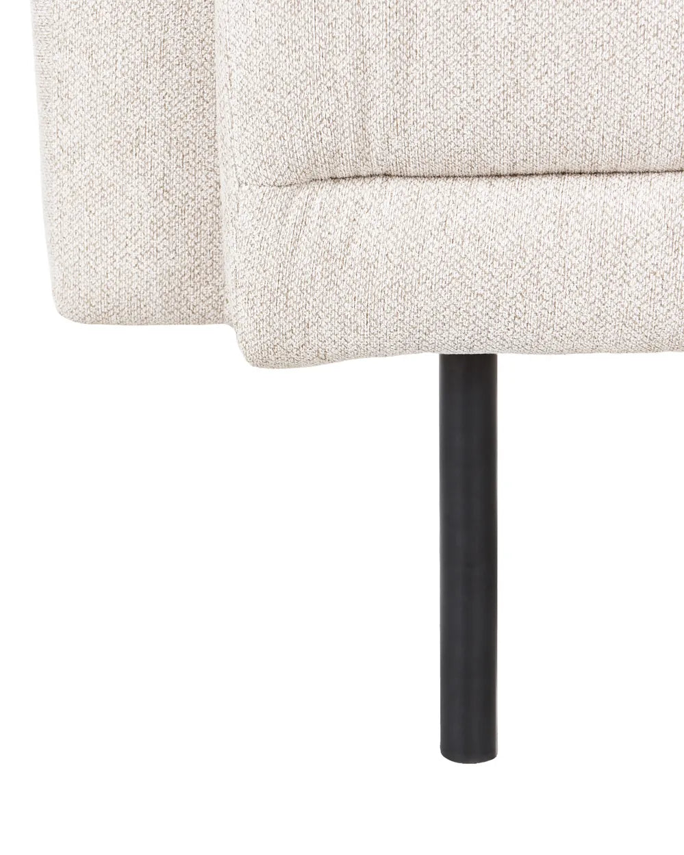 Armchair Fabric Light Beige Shayle