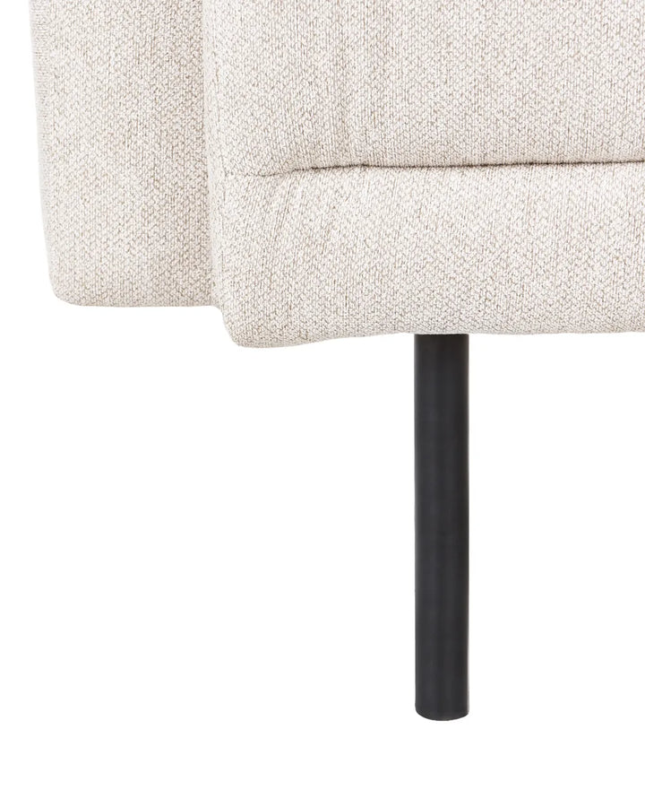 Armchair Fabric Light Beige Shayle