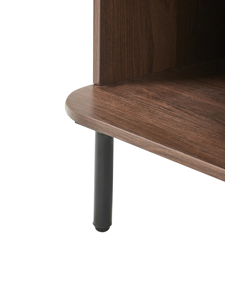 6 Tier Bookcase 180 cm Dark Brown Adelyn