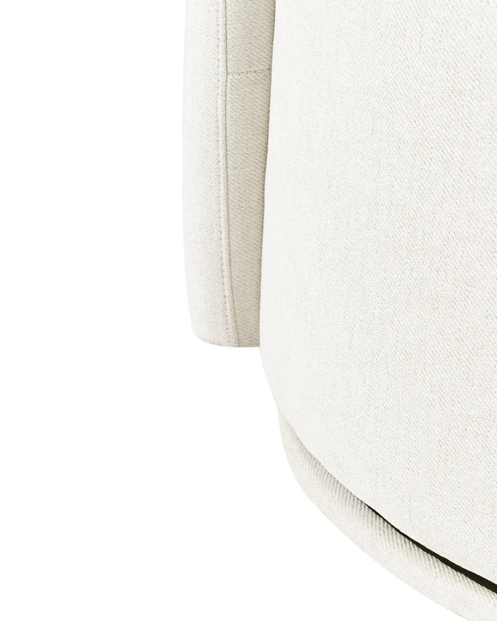 Swivel Armchair Fabric Off-White Juriana