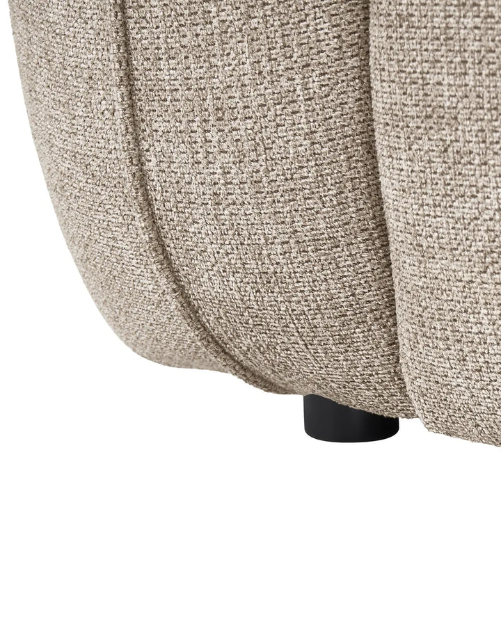 Armchair Fabric Taupe Kenndy