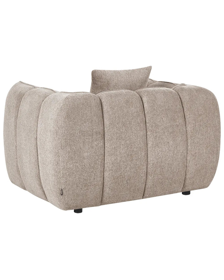 Armchair Fabric Taupe Kenndy
