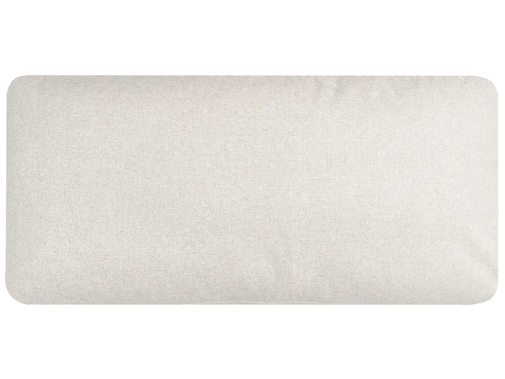 Sofa Bed 3 Seater Fabric Off-White Munehito