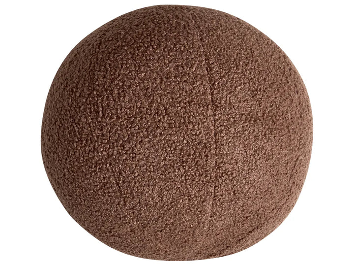 Sofa Bed 2 Seater Boucle Brown Lukasik