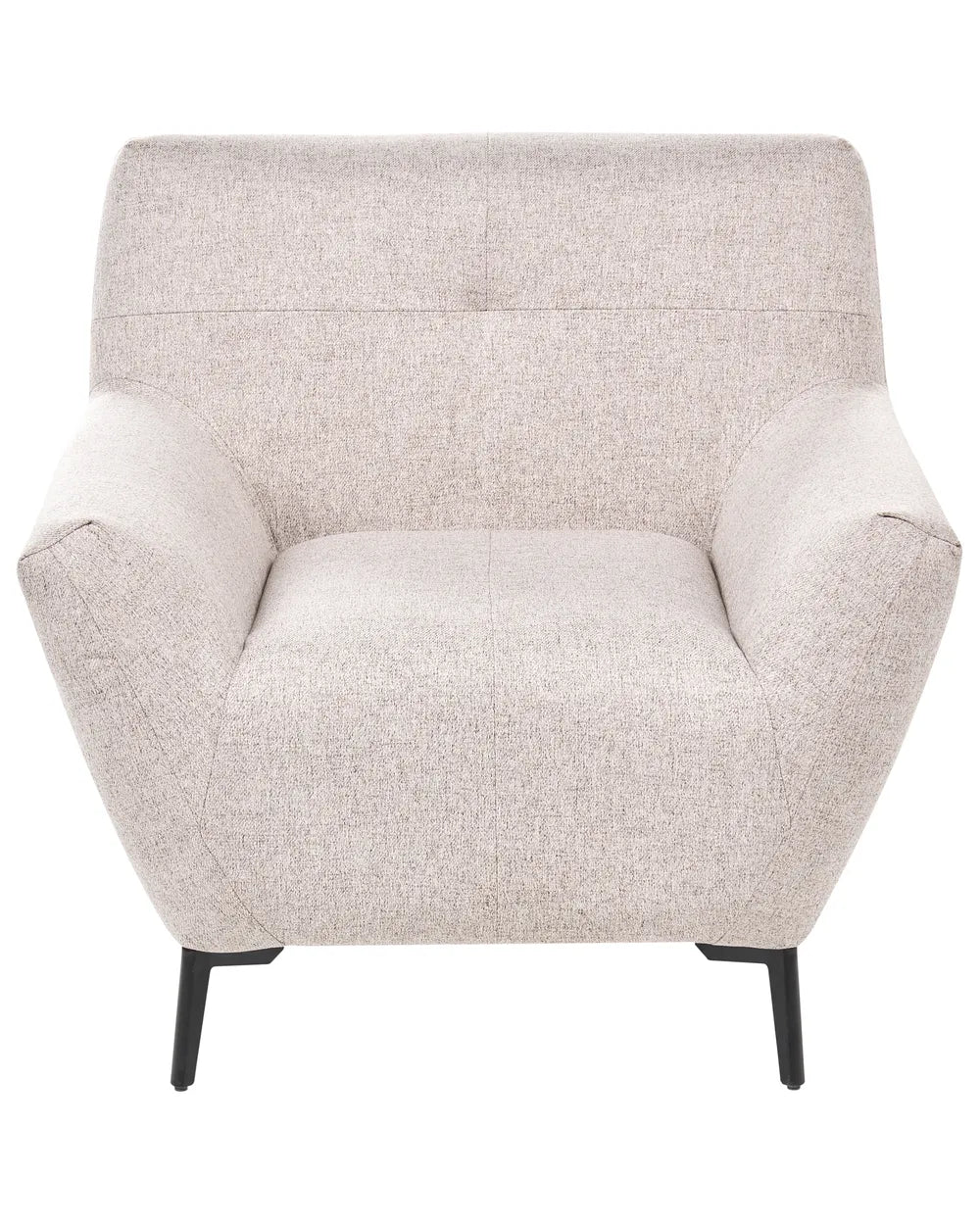 Comfortable beige accent chair