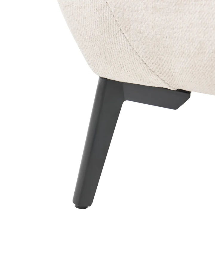Armchair Fabric Off-White Sylvan