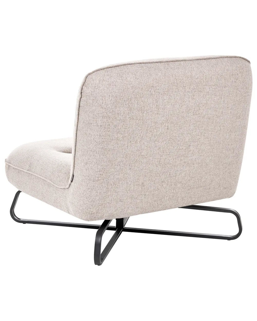 Armchair Fabric Beige Hahnville