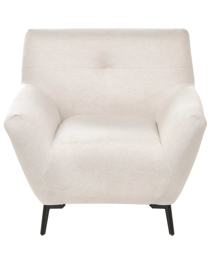 Comfortable off-white accent chair