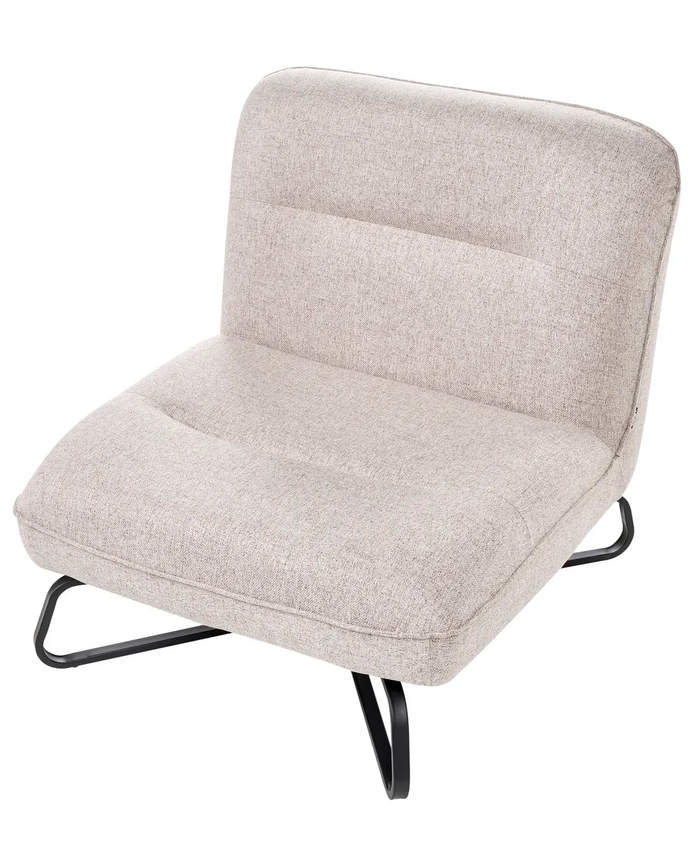 Armchair Fabric Beige Hahnville