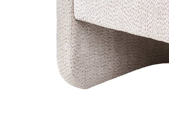 Sofa 2 Seater Chenille Beige Lexie