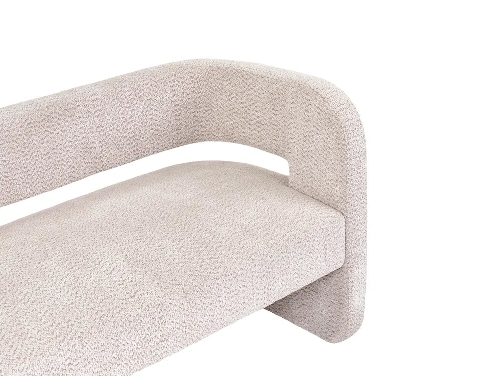 Sofa 2 Seater Chenille Beige Lexie