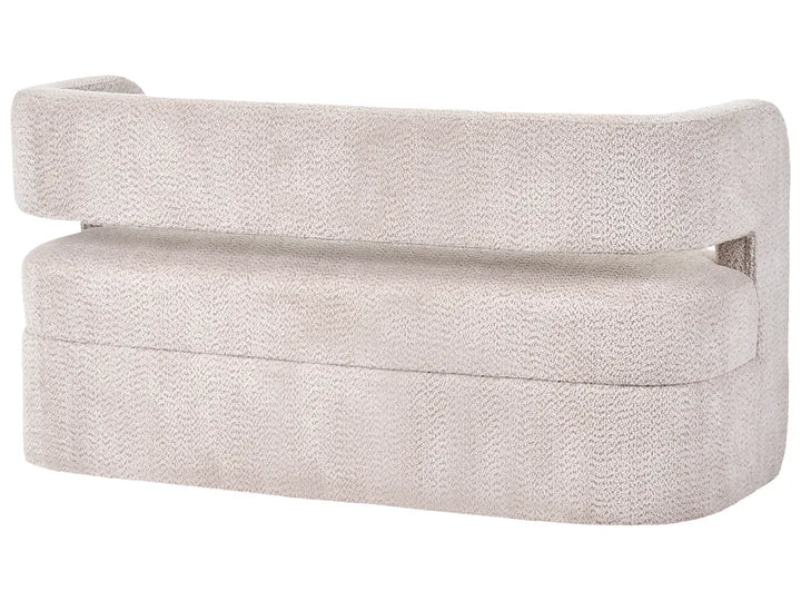 Sofa 2 Seater Chenille Beige Lexie