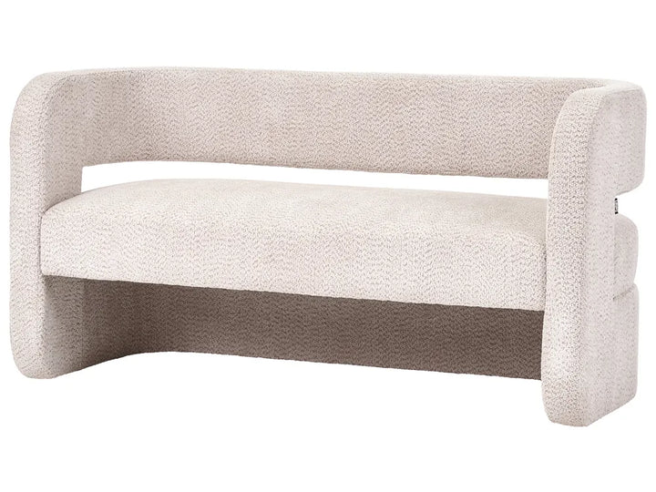 Sofa 2 Seater Chenille Beige Lexie
