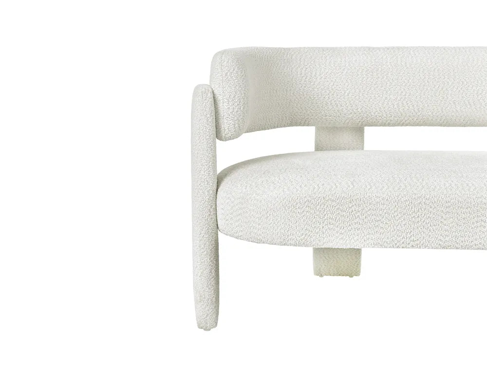 Sofa 2 Seater Chenille Off-White Wildee