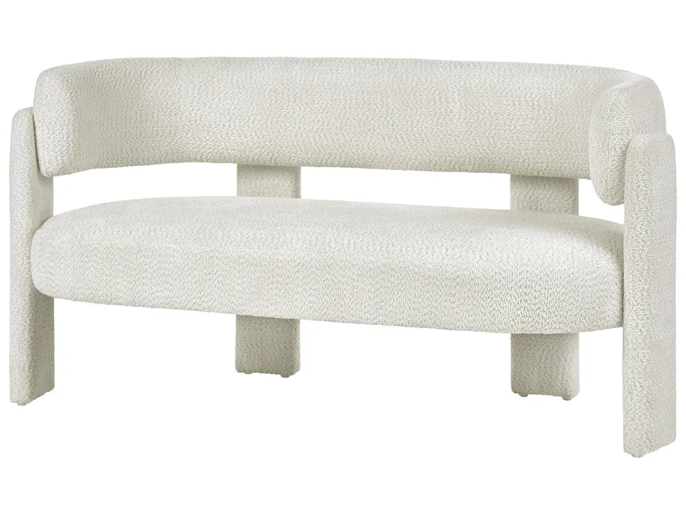 Sofa 2 Seater Chenille Off-White Wildee
