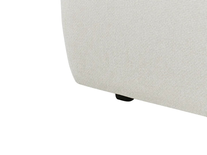 Sofa 3 Seater Fabric Off-White Salom