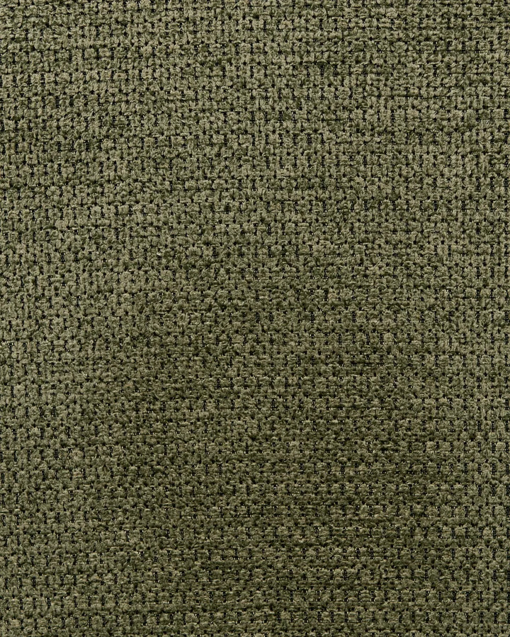 Set of 2 Dining Chairs Swivel Fabric Green Adaija