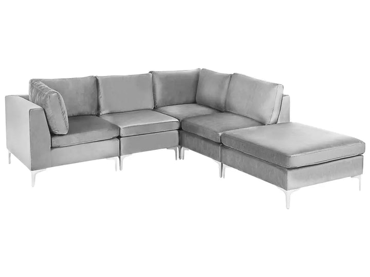 Left-hand grey modular corner sofa