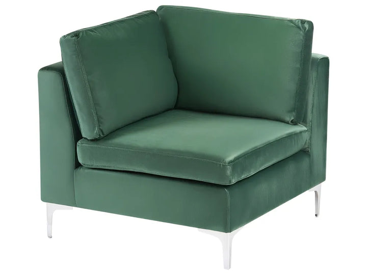 Modular Sofa 2 Seater Velvet Green Brasen