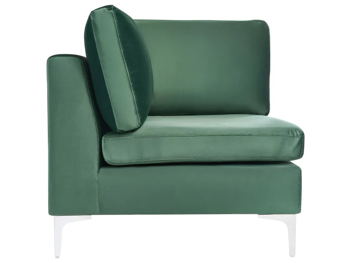 Modular Sofa 2 Seater Velvet Green Brasen