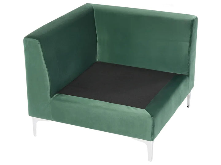 Modular Sofa 2 Seater Velvet Green Brasen