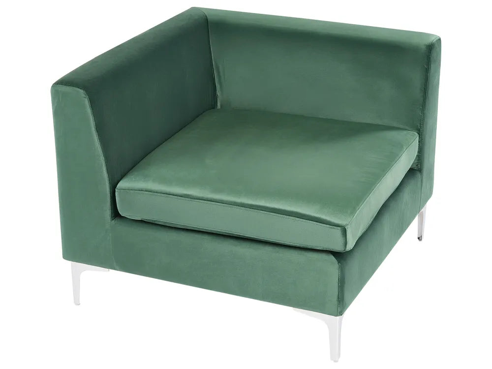 Modular Sofa 2 Seater Velvet Green Brasen