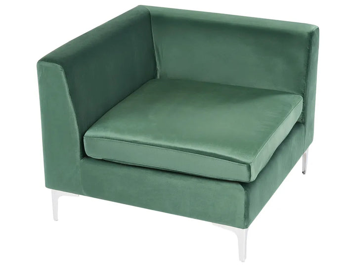 Modular Sofa 2 Seater Velvet Green Brasen