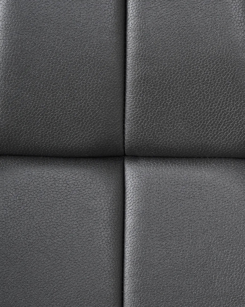 Swivel Armchair Faux Leather Black Hansell