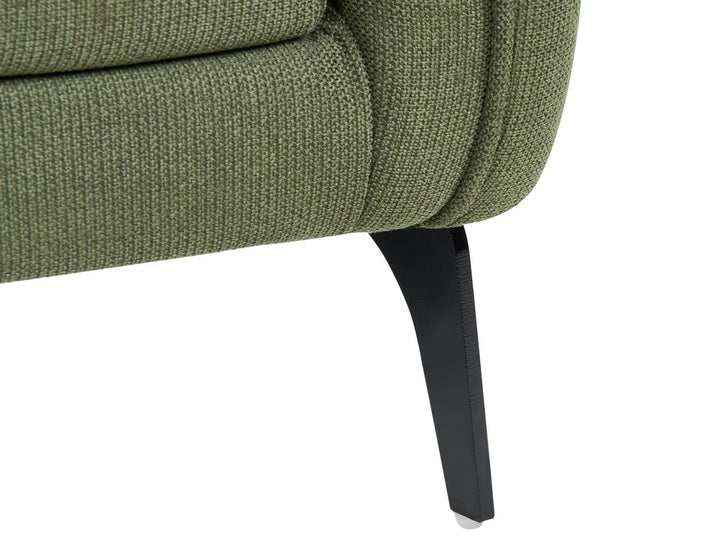 Sofa Bed 3 Seater Fabric Green Kaylle