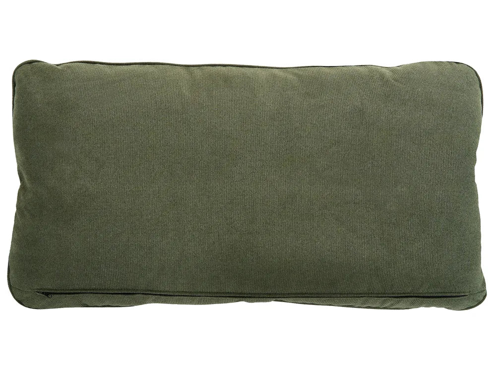 Sofa Bed 3 Seater Fabric Green Kaylle