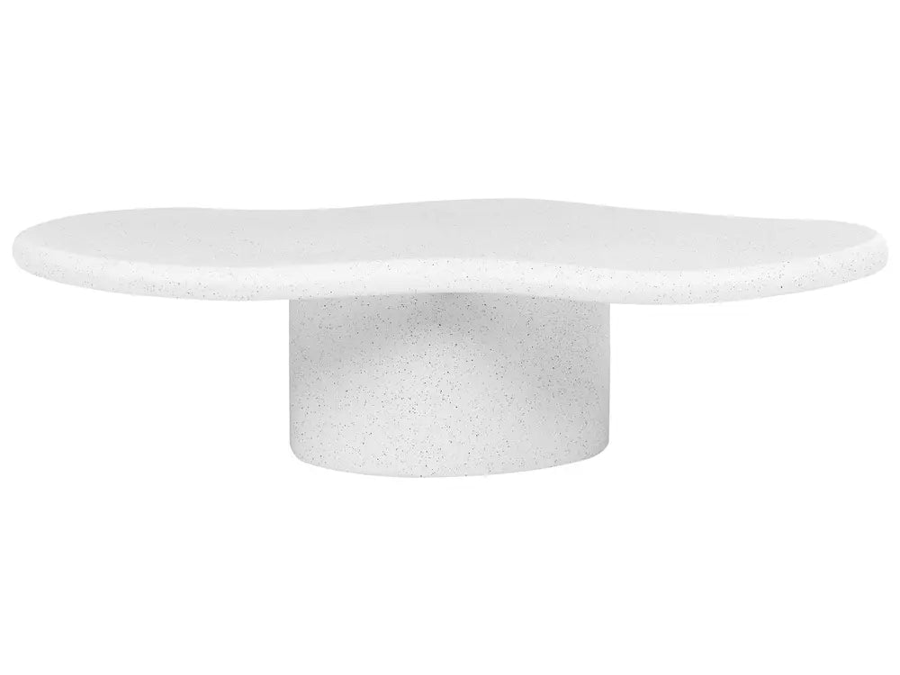 Coffee Table 57 cm 120 cm White Terrazzo Armyn