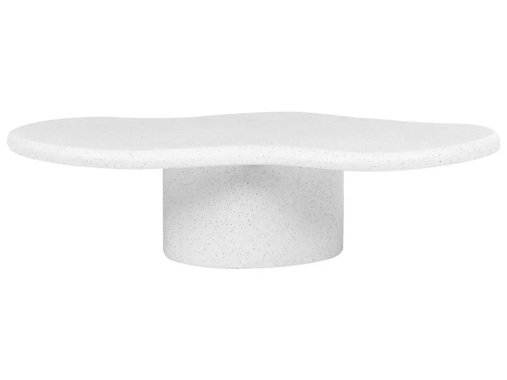 Coffee Table 57 cm 120 cm White Terrazzo Armyn