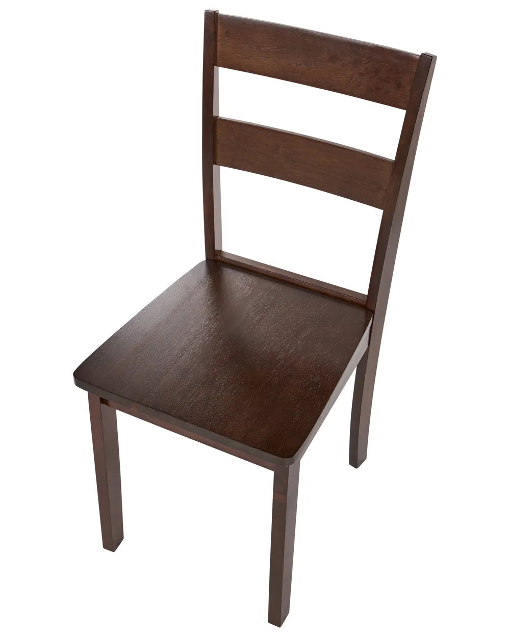 Set of 2 Dining Chairs Wood Dark Brown Fellsburg