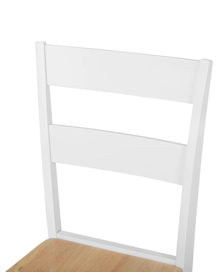 Set of 2 Dining Chairs Wood White Fellsburg