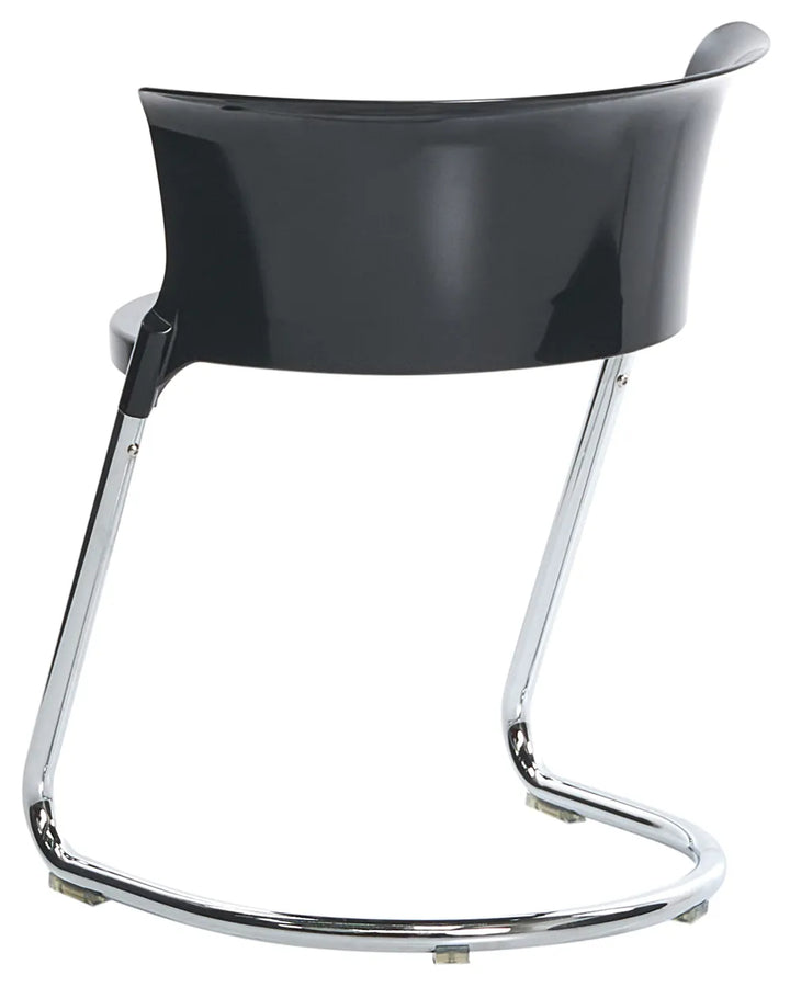 Set of 2 Dining Chairs Black Milbrey