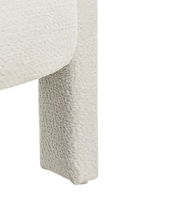 Armchair Chenille Off-White Wildee