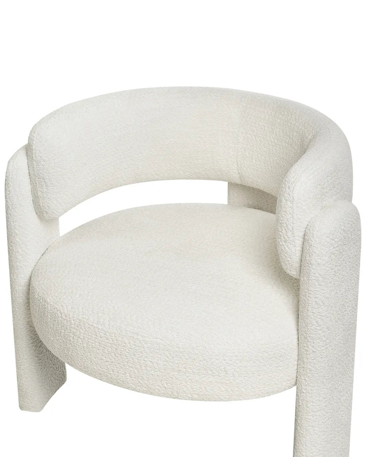 Armchair Chenille Off-White Wildee