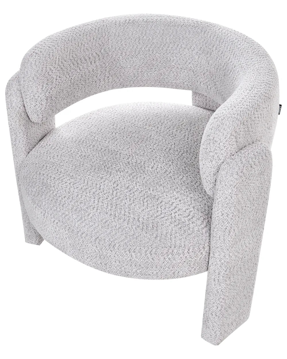 Armchair Chenille Light Grey Wildee