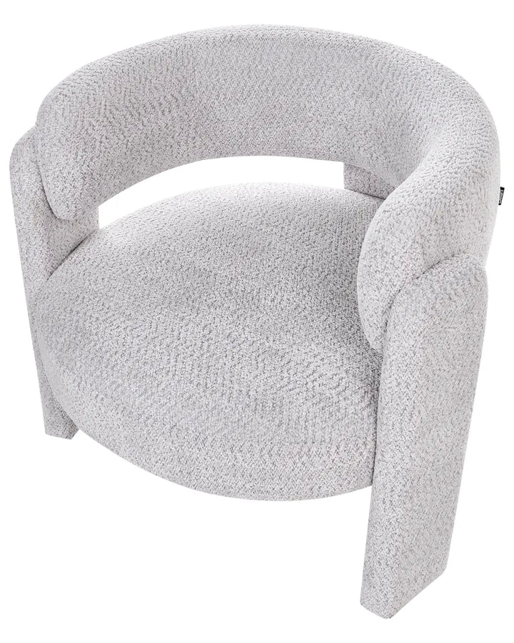 Armchair Chenille Light Grey Wildee