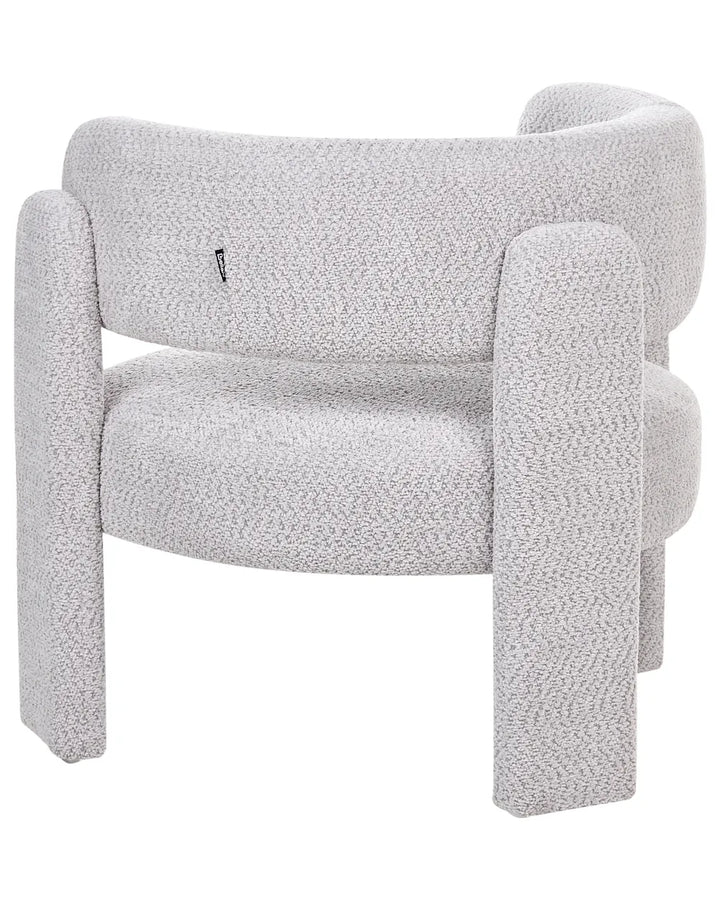 Armchair Chenille Light Grey Wildee