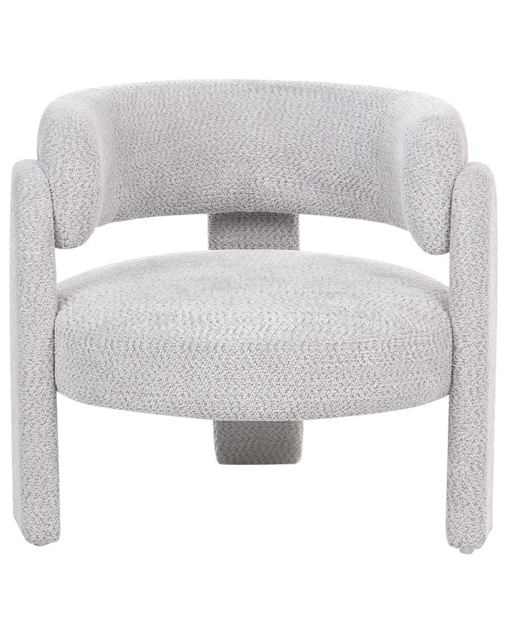 Armchair Chenille Light Grey Wildee