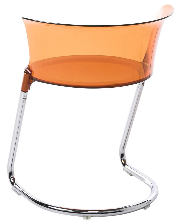 Set of 2 Dining Chairs Orange Milbrey