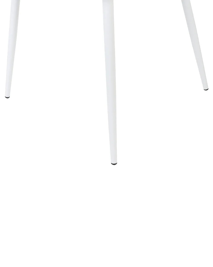Set of 2 Dining Chairs White Henriane