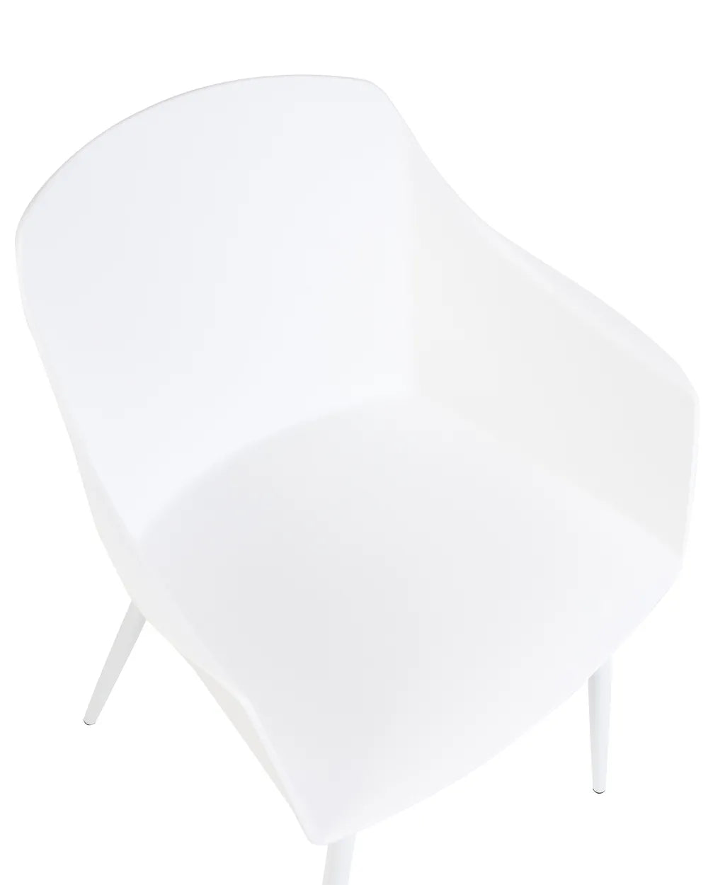 Set of 2 Dining Chairs White Henriane
