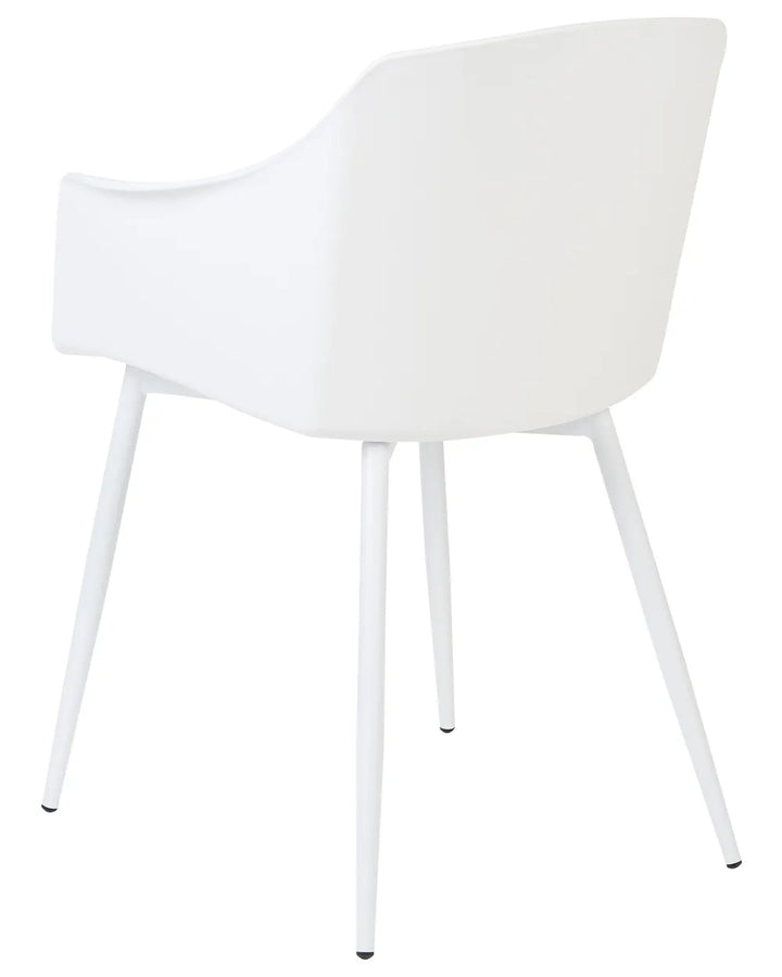 Set of 2 Dining Chairs White Henriane